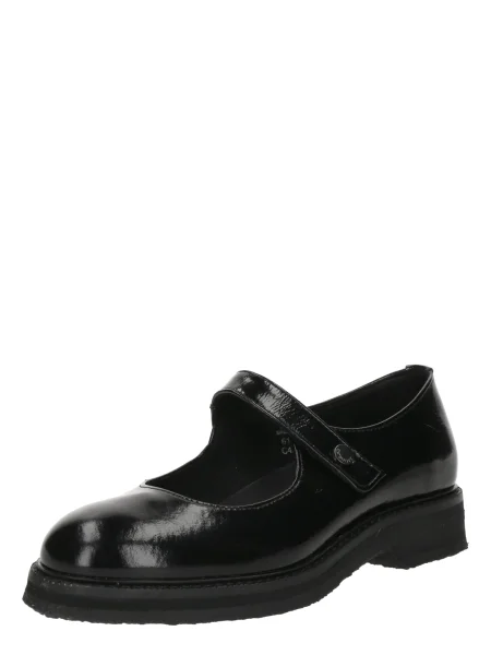 Ca'Shott Baleríny s řemínky Betty' černá