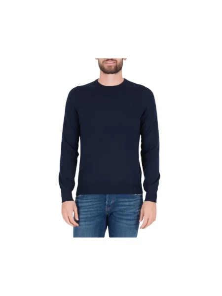 Sweter Barba Napoli z kaszmiru niebieski