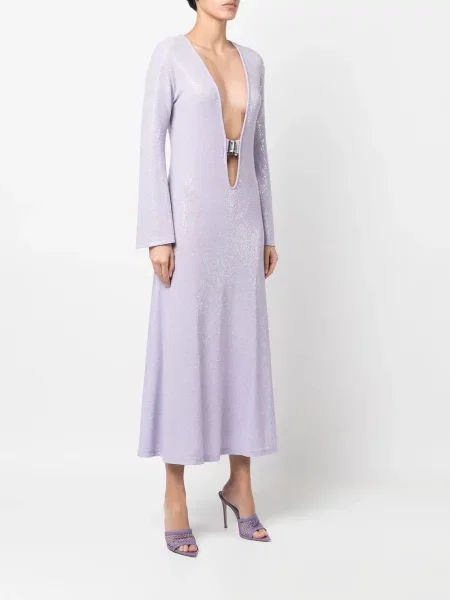Rochie Dodo Bar Or cu paiete de costum violet