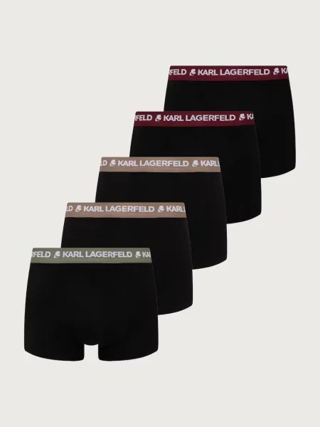 Karl Lagerfeld bokserki dopasowane z LOGO TRUNK czarne