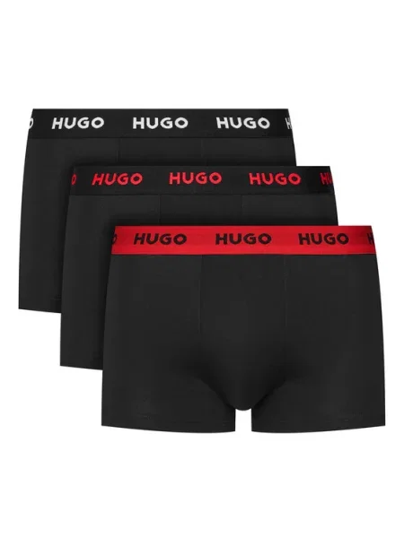 HUGO Set 3 perechi de boxeri Trunk Triplet Pack Gri negru