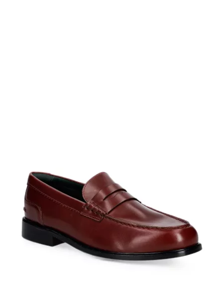Кожени лоуфъри Clarks Originals червено