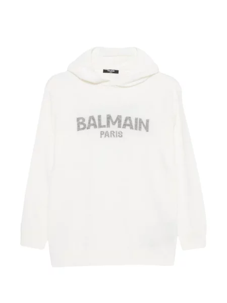 Sweter dziecięcy Balmain biały