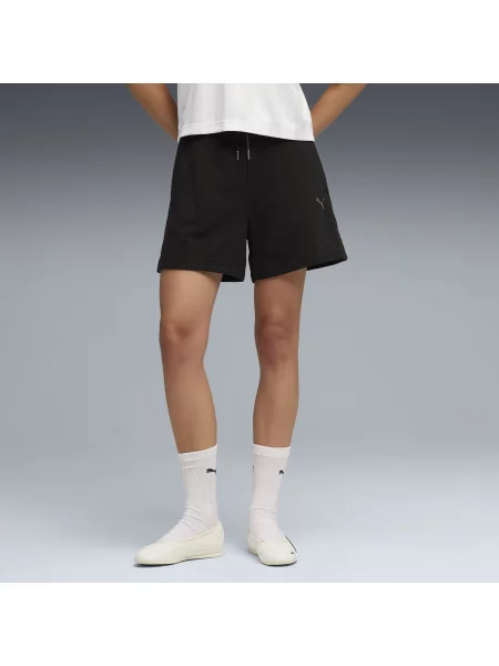 PUMA szorty z wysokim stanem HER 5" Akcesoria S czarny