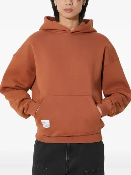 Majica s kapuljačom Alpha Industries s printom smeđa