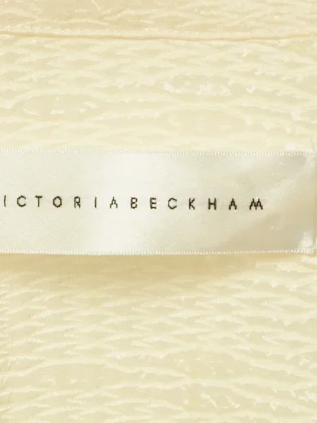 Cămașă Victoria Beckham din crep alb