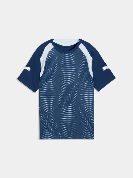 Дитяча Спортивна футболка PUMA Individualfinal Jersey Jr комбінований верх синій