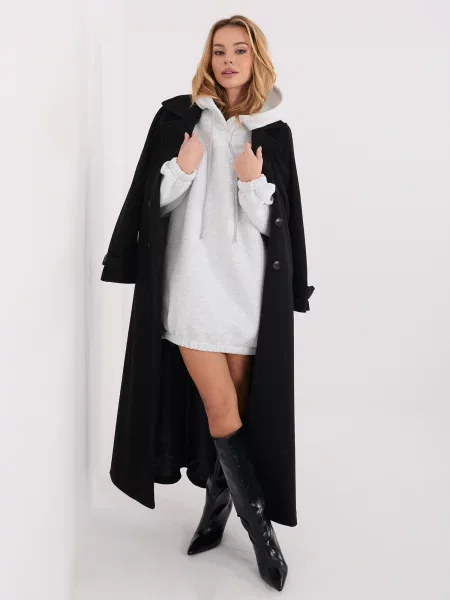 Rochie Factory Price cu glugă negru