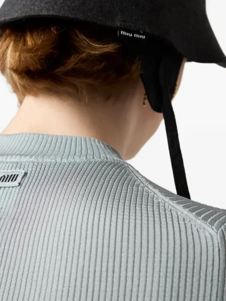 Tricou Miu Miu albastru