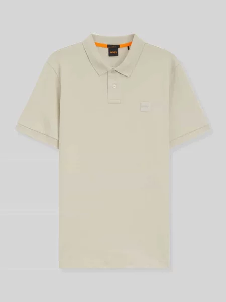 BOSS Orange polo z Passenger beżowa