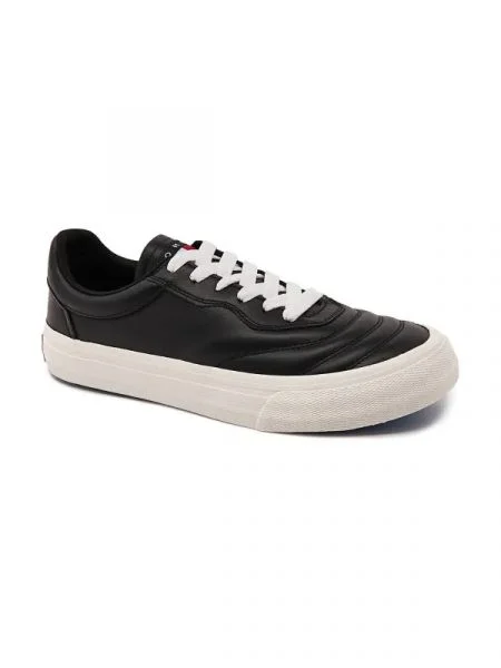 Tommy Jeans De piele teniși negru