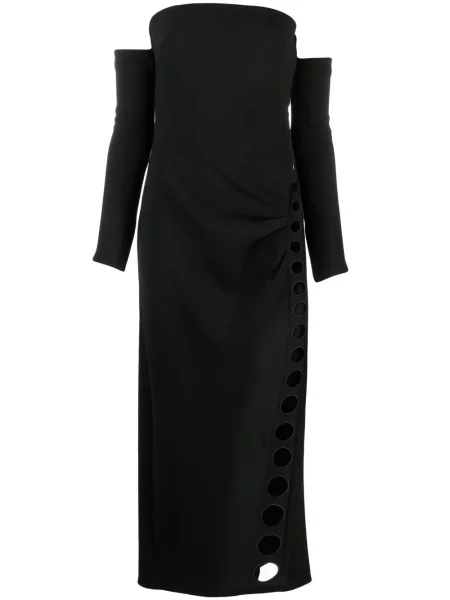 Rochie midi Cult Gaia până la genunchi de costum negru