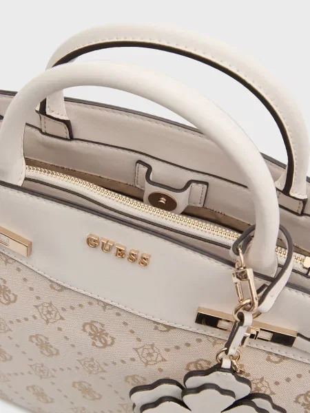 Сумка Guess з автографом біла