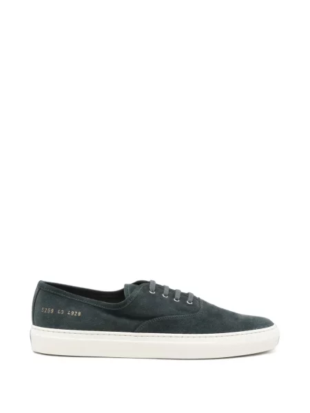 Sneakerși Common Projects din piele de căprioară albastru