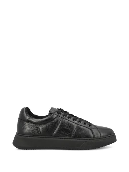 Sneakerși Bogner din piele cu autograf negru