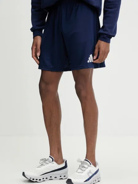 ADIDAS PERFORMANCE Športne hlače Entrada temno modra bela