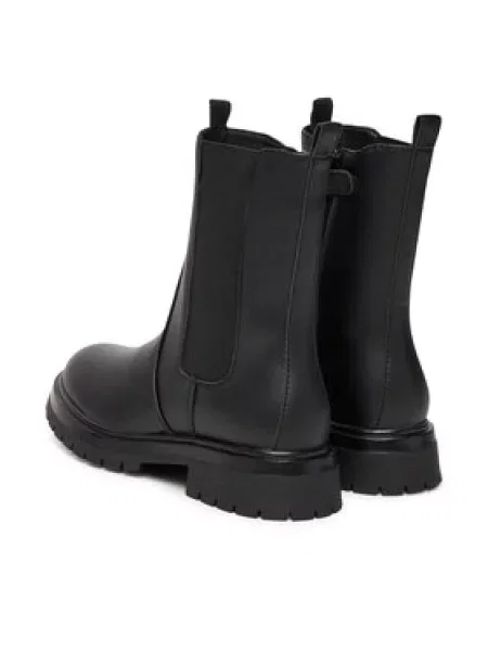 Škornji Tommy Hilfiger D črna