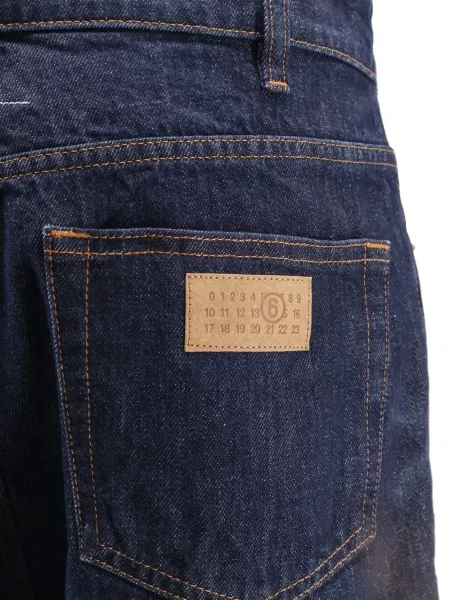 Blugi Mm6 Maison Margiela albastru