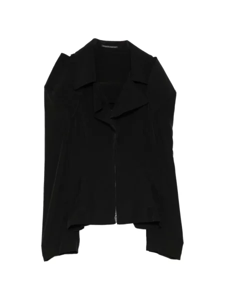 Geacă Yohji Yamamoto din crep negru