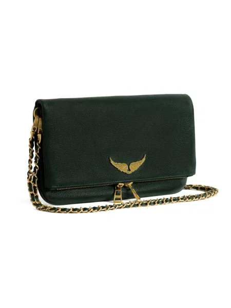 Torebka Zadig & Voltaire skórzana zielona