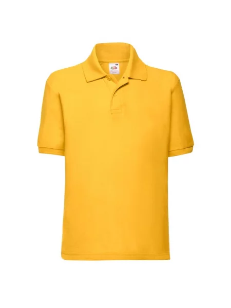 Koszulka Polo Dla Dzieci pomarańczowa