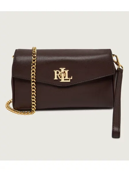 Kézitáska Lauren Ralph Lauren barna