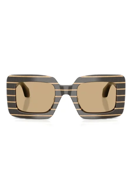 Ochelari de soare Giorgio Armani cu dungi negru