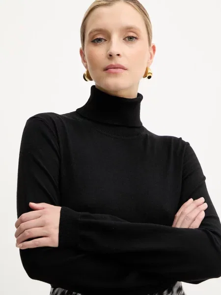 Светр Silvian Heach SESIN легкий гольф чорний