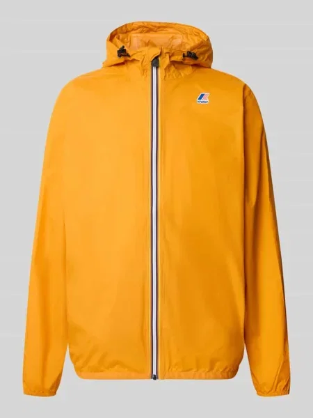 Kurtka z kapturem w kroju regular fit model Le Vrai' K-way żółta