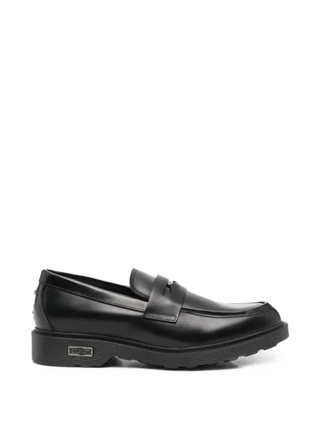 Pantofi loafer Cult cu autograf negru