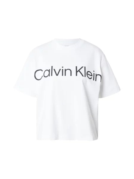 Calvin Klein Jeans Tricou negru alb