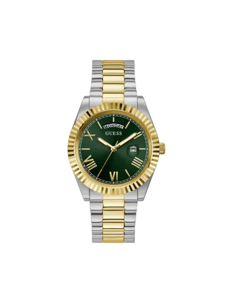 Guess Ceas Connoisseaur Argintiu verde