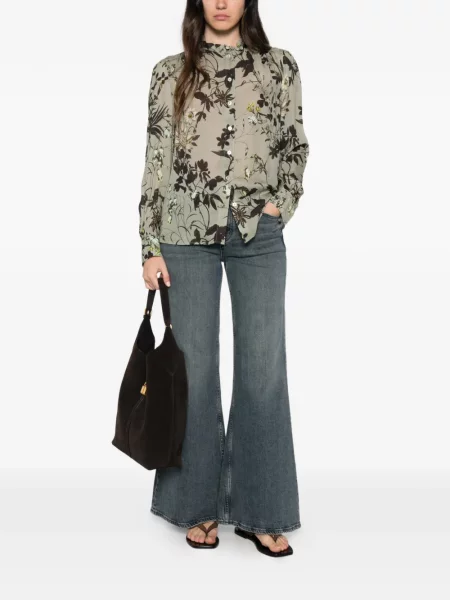 Bluză Marc O'polo cu model floral cu imagine verde