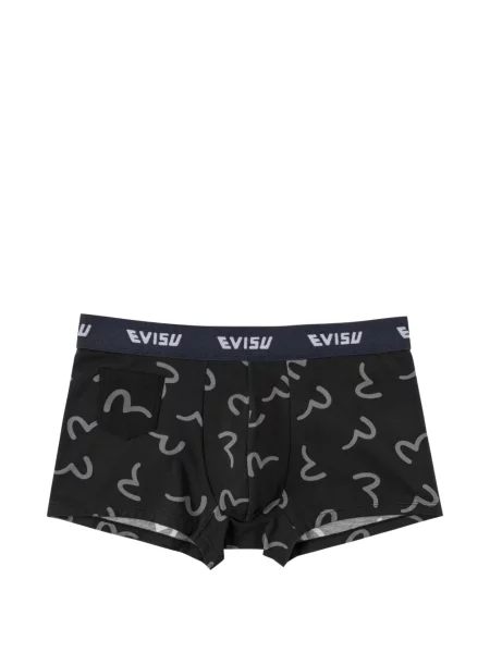 Boxeri Evisu cu imagine negru