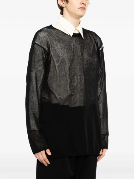 Tricou Yohji Yamamoto plasă negru