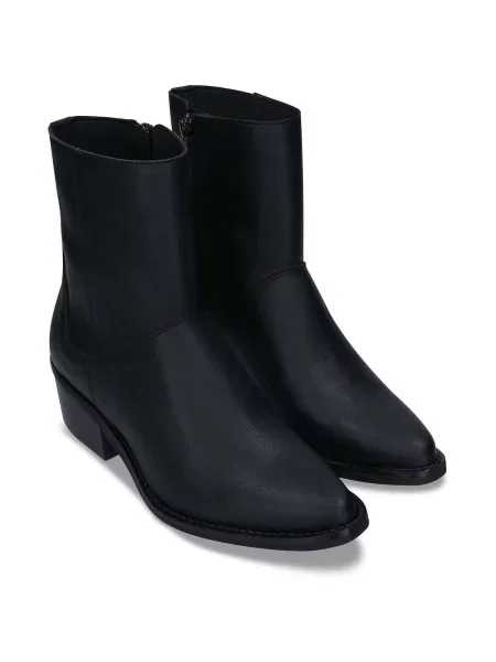 Nae Vegan Shoes Kovbojské boty KELLA' černá