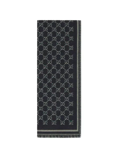 Fular Gucci de lână negru