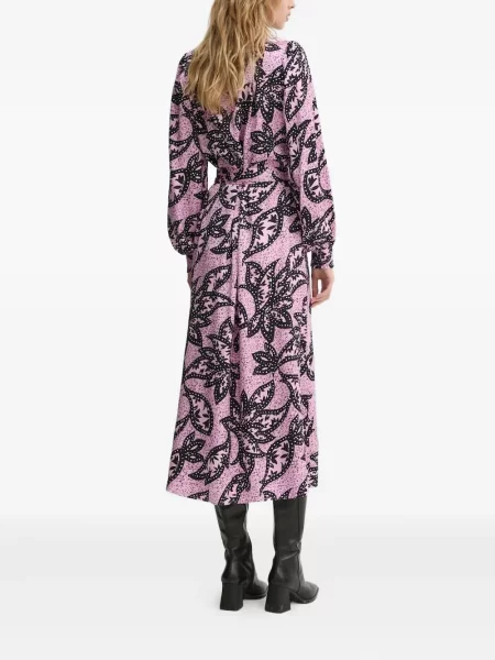 Rochie midi Bruuns Bazaar până la genunchi de costum roz