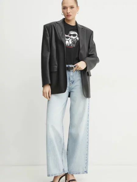 Tričko Karl Lagerfeld čierna