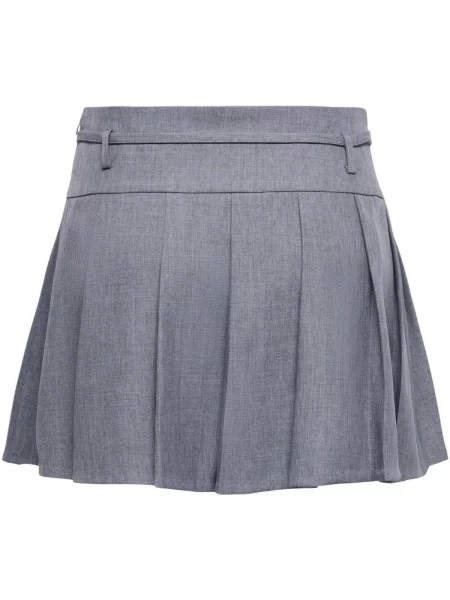 Fusta mini Only plisată gri