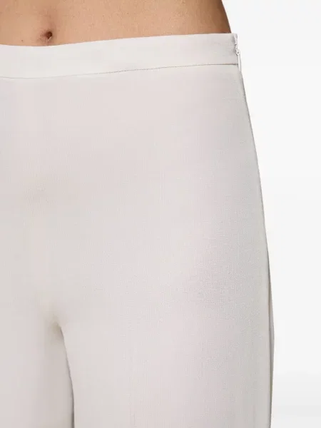 Satynowe spodnie Twinset białe