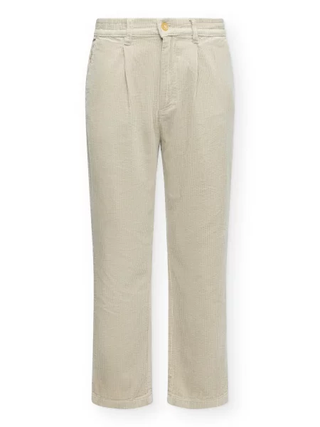 Lindbergh Pantaloni cutați piatră gri