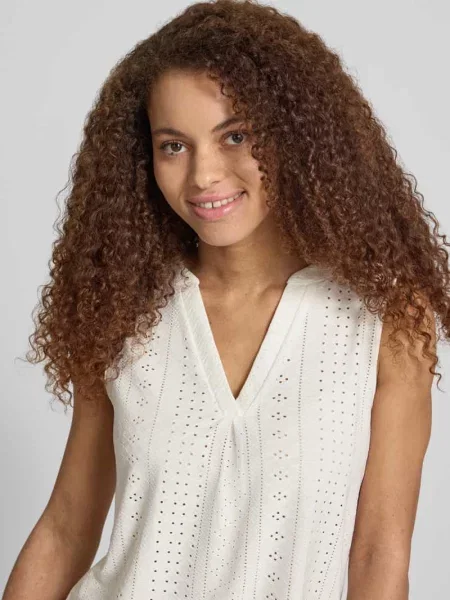 Haftowany top Only biały