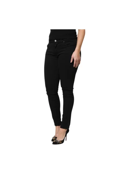Skinny jeansy skinny Dolce And Gabbana czarne