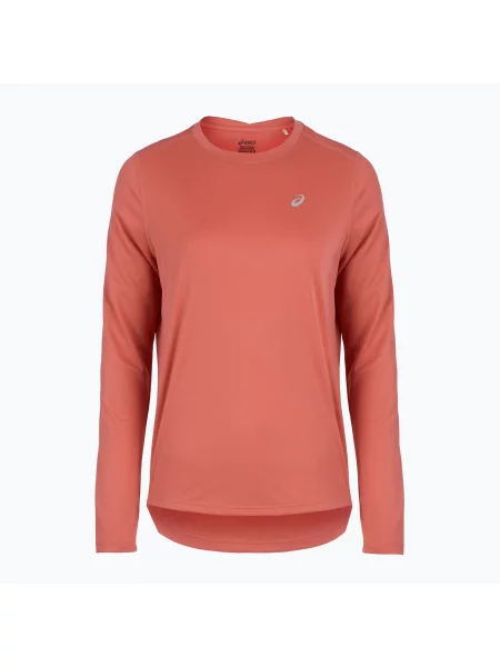 Hosszú ujjú hosszú maxi ruha Asics rózsaszín