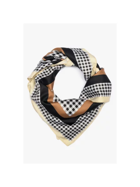 Картата хустка Estro бежева