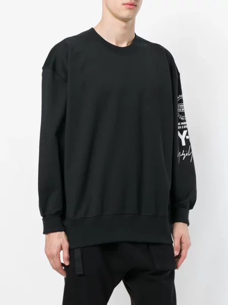 Hanorac Y-3 cu autograf negru