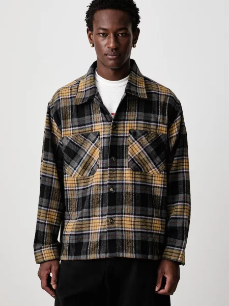 Carhartt WIP Parson Shirt cămașă cu amestec de lână pentru bărbați