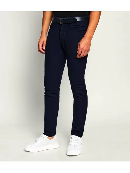 Karl Lagerfeld Pantaloni chino Jim cu adaos de lână | mid waist