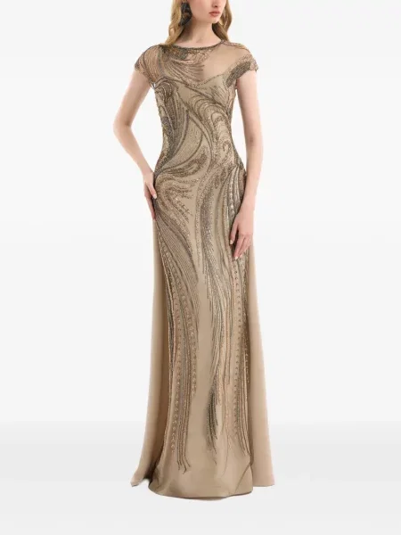 Rochie maxi Gemy Maalouf cu mărgele